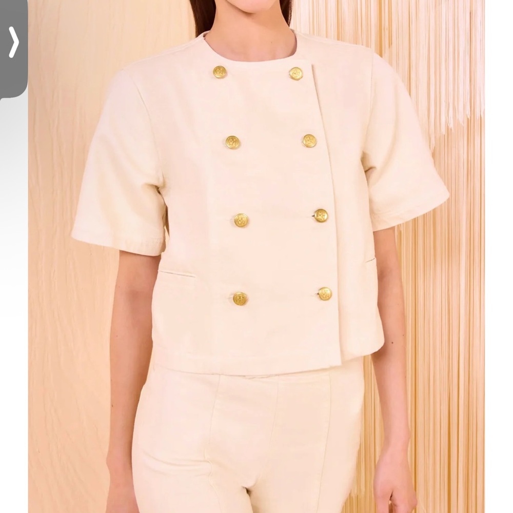 Ulla Johnson SERGE Short Sleeve Jacket